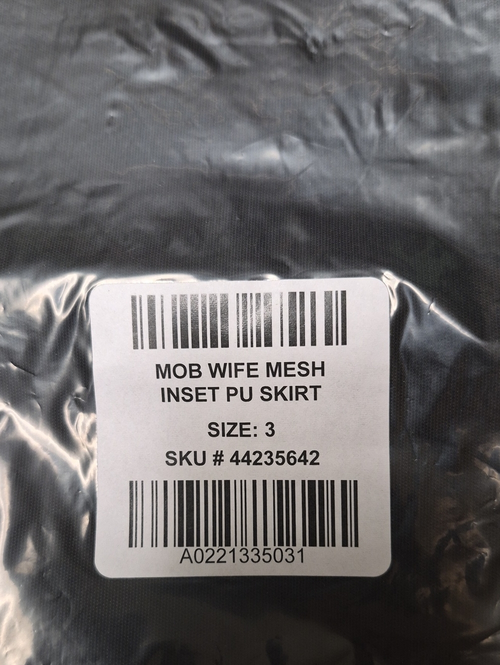 ❤️NWT TORRID PLEATHER LINGERIE - MOB WIFE SKIRT - BLACK MESH INSERTS - PLUS SIZE - Picture 9 of 11